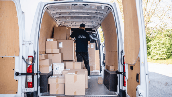 Delivery truck accident in Houston