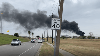Magellan tank fire image